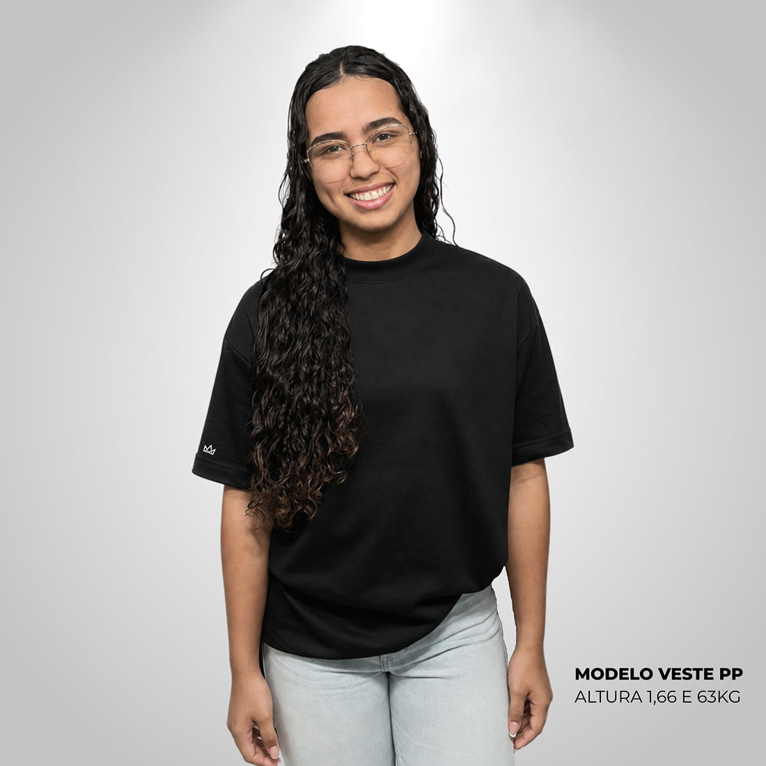 REINO TZUR — Oversized Premium 210G Preta
